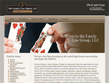Tablet Screenshot of eriefamilylaw.com